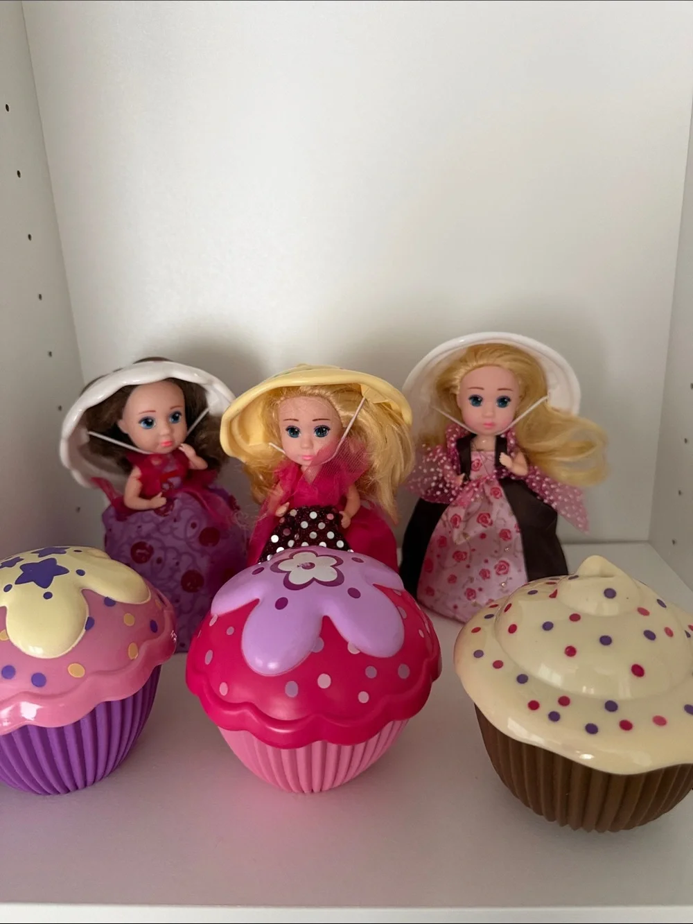 Vintage Toy - Cupcake Dress Fashion Doll - Icing Hat - Kids Toys - Play Kitchen